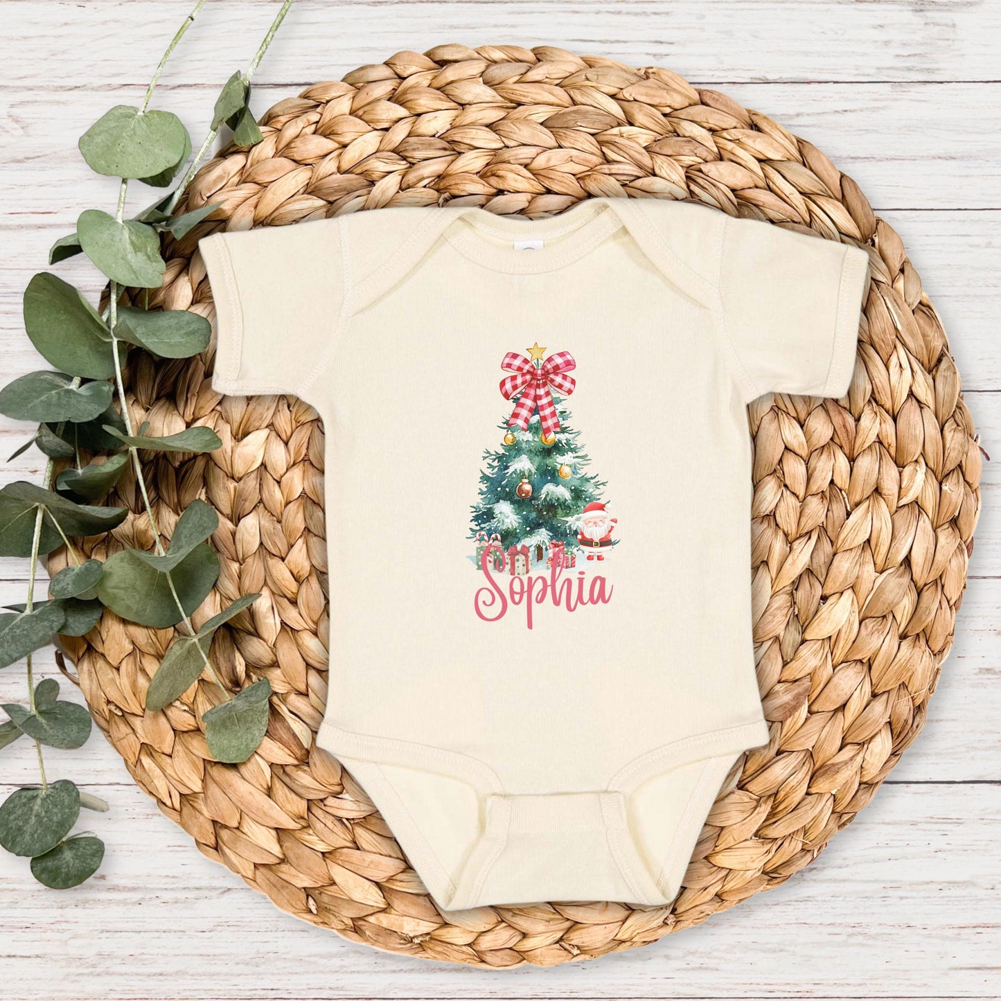 Kids Christmas Tree Shirt: Personalized Holiday Party Tee