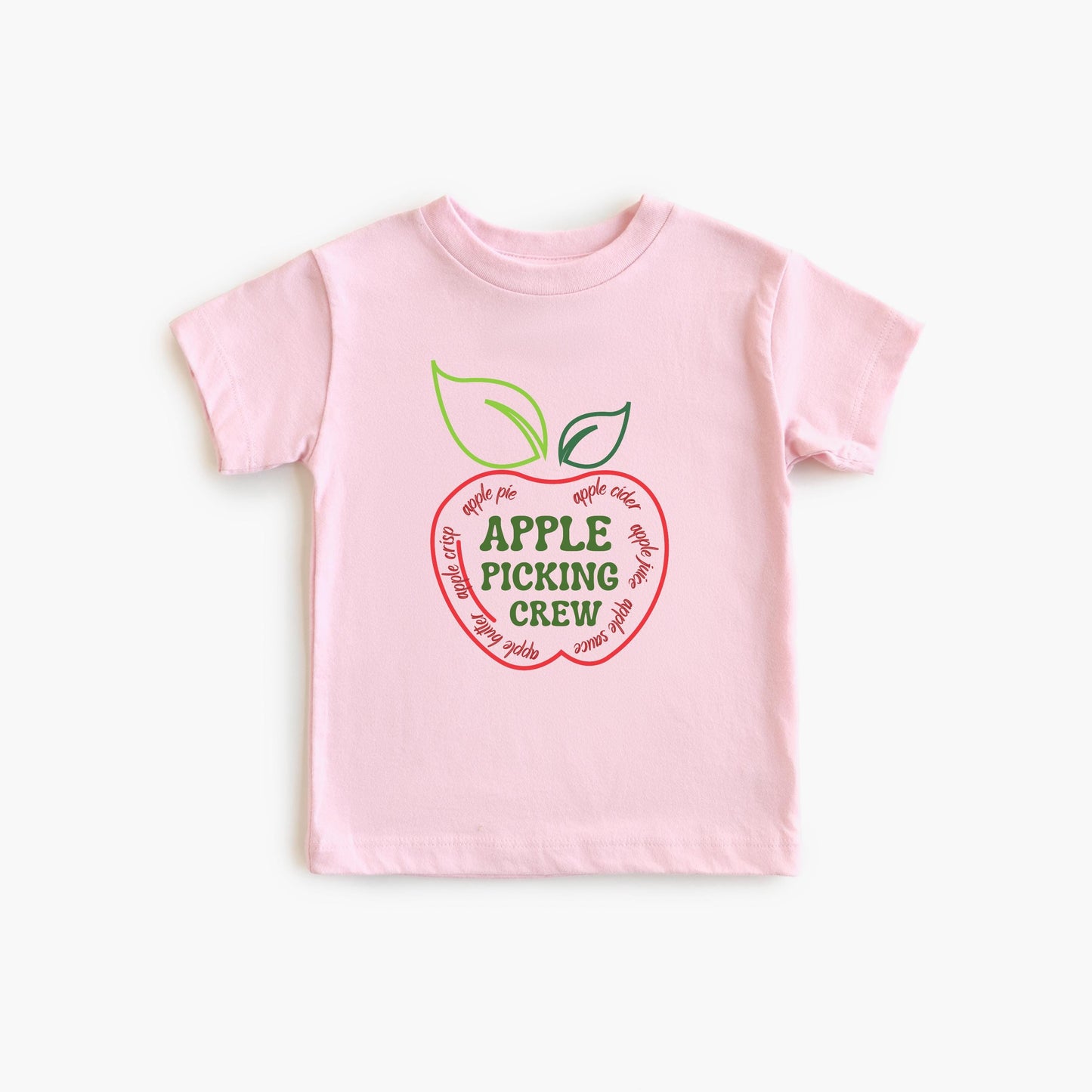 Fall Apple Picking Crew Matching Family Shirts: Apple Orchard Tee