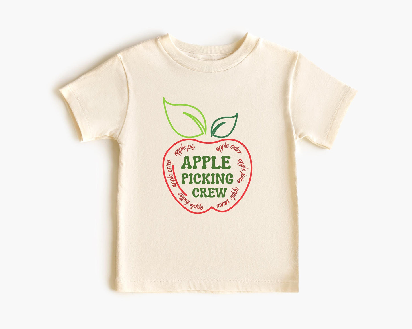 Fall Apple Picking Crew Matching Family Shirts: Apple Orchard Tee