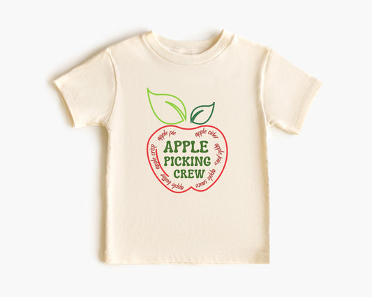 Fall Apple Picking Crew Matching Family Shirts: Apple Orchard Tee