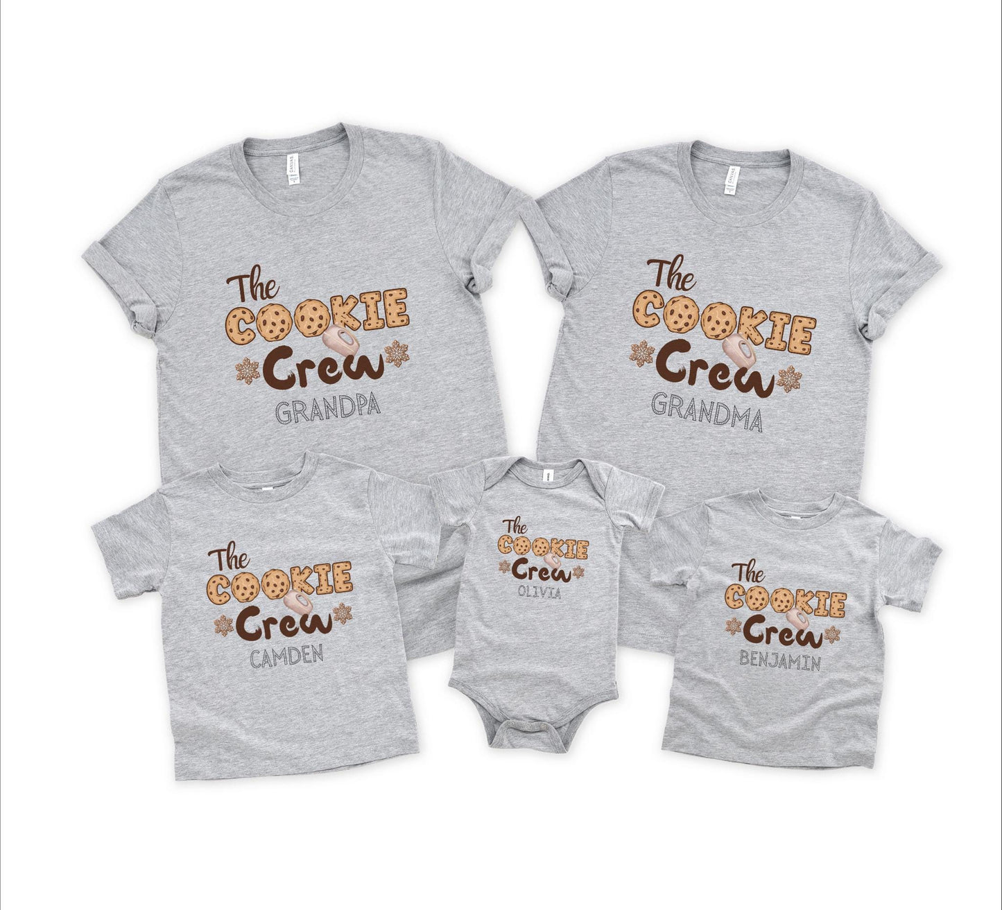 Christmas Cookie Crew Family Matching Shirt: Holidays Baking Crew Tee