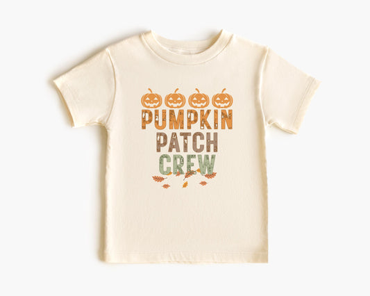 Pumpkin Patch Crew Matching Family Shirts: Fall Halloween Shirts for Kids