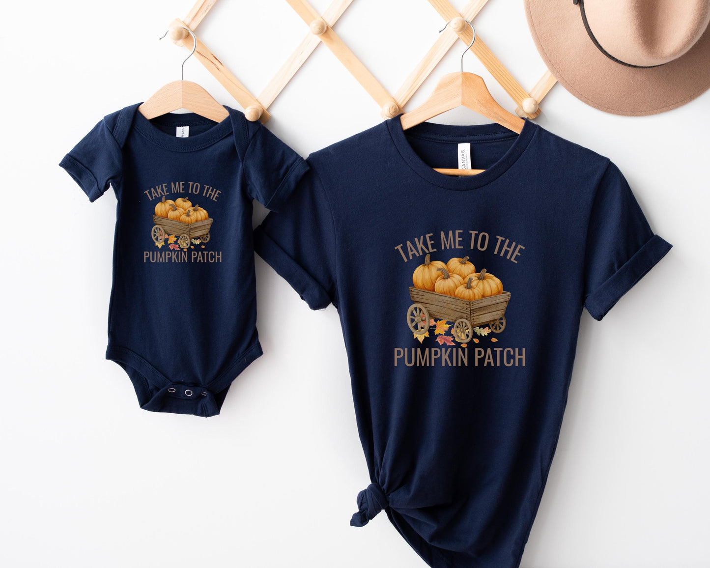 Fall Pumpkin Picking Matching Family Shirts: Take Me To The Pumpkin Patch Kids Tee