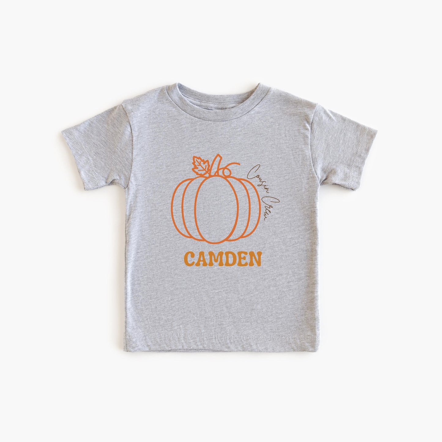 Custom Cousin Crew Pumpkin Shirt: Kids Toddler Youth Adults Pumpkin Patch Fall Outfit