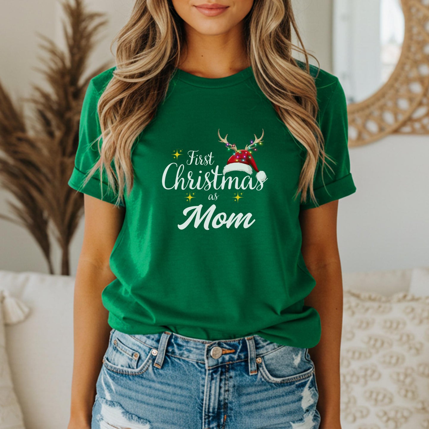 First Christmas as Family Shirt: Personalized Family Matching Outfit for Holidays