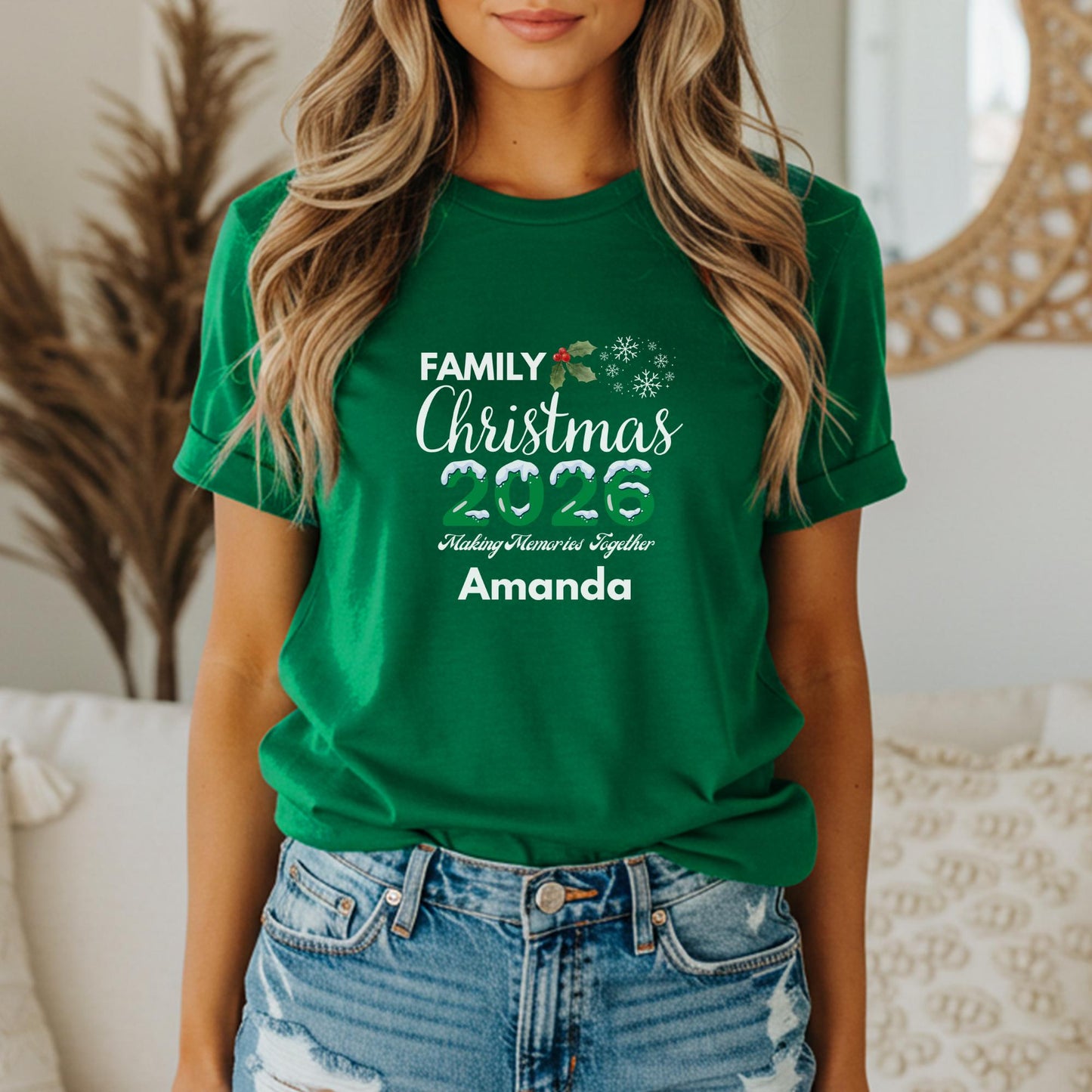 Personalized Family Christmas 2026 Making Memories Together Shirt: Custom Holiday Party Tees