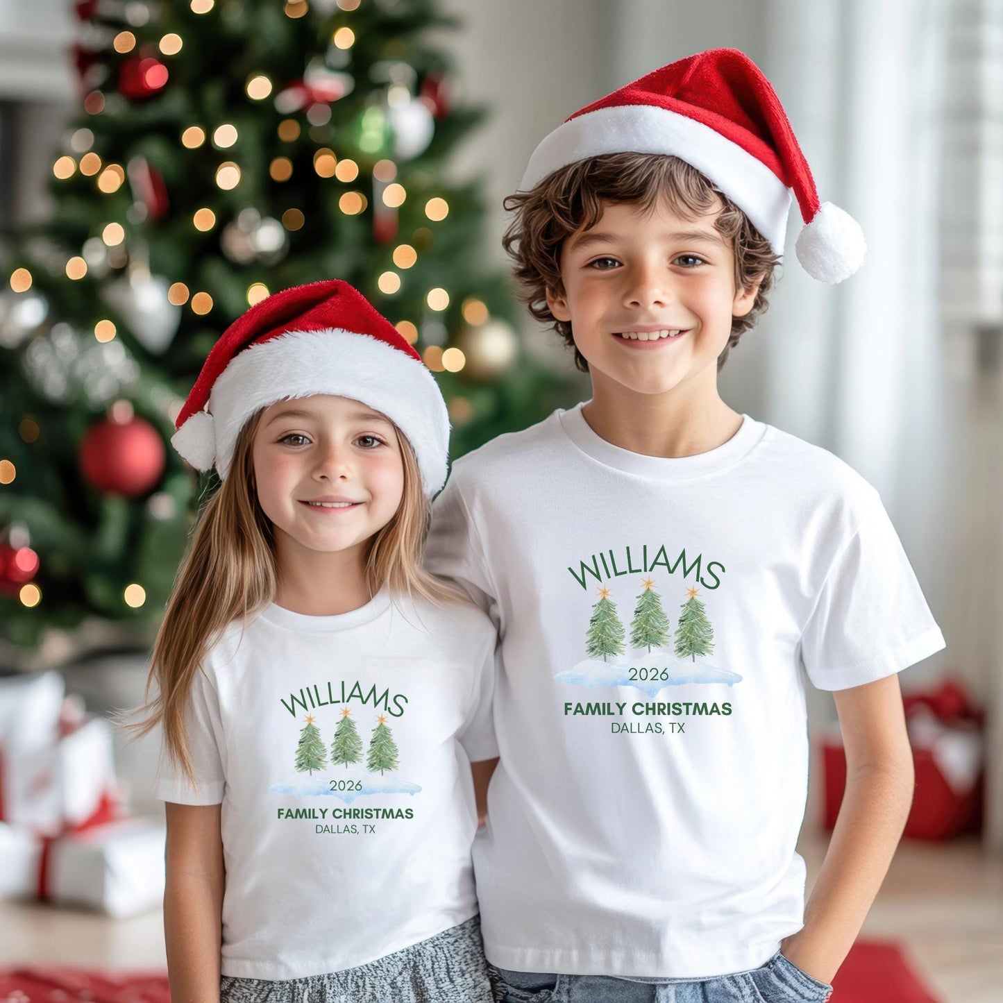 Personalized Family Christmas 2026 Shirt: Custom Holiday Party Tees