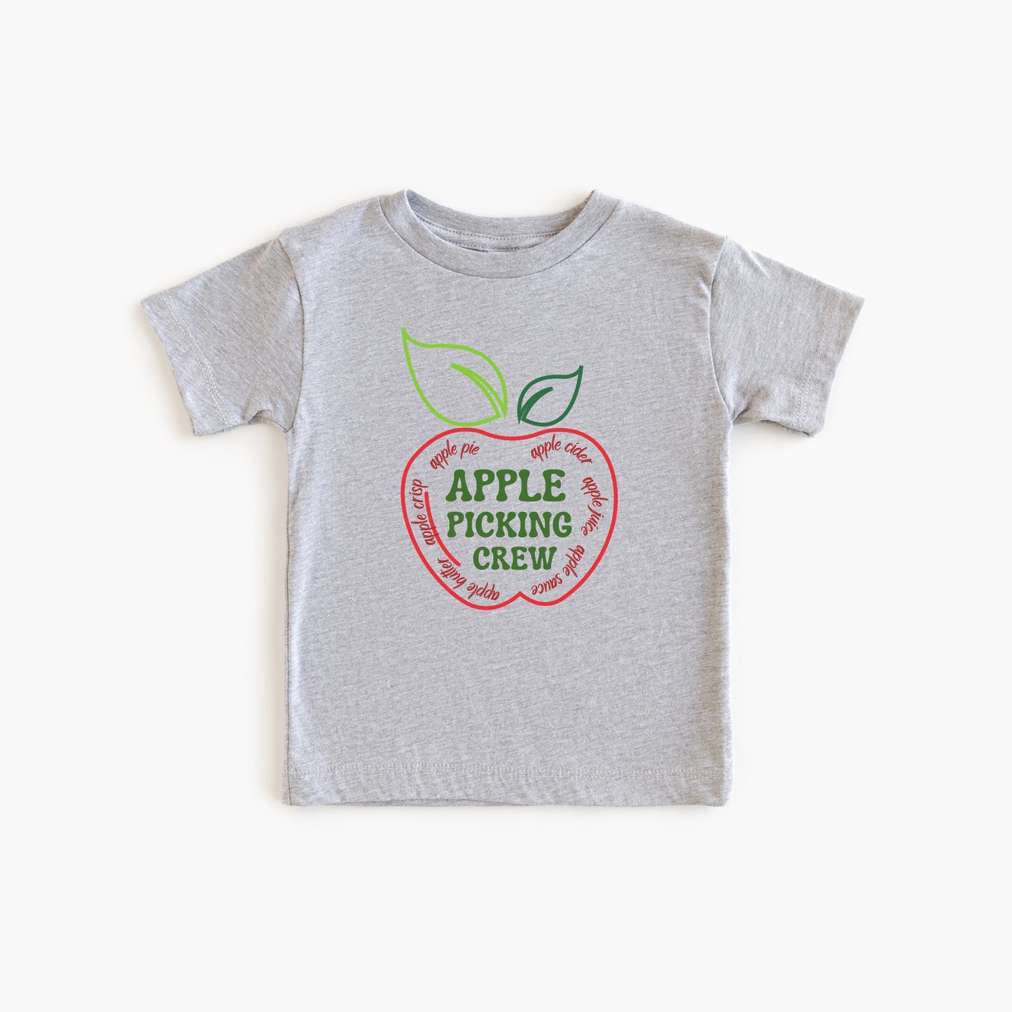 Fall Apple Picking Crew Matching Family Shirts: Apple Orchard Tee
