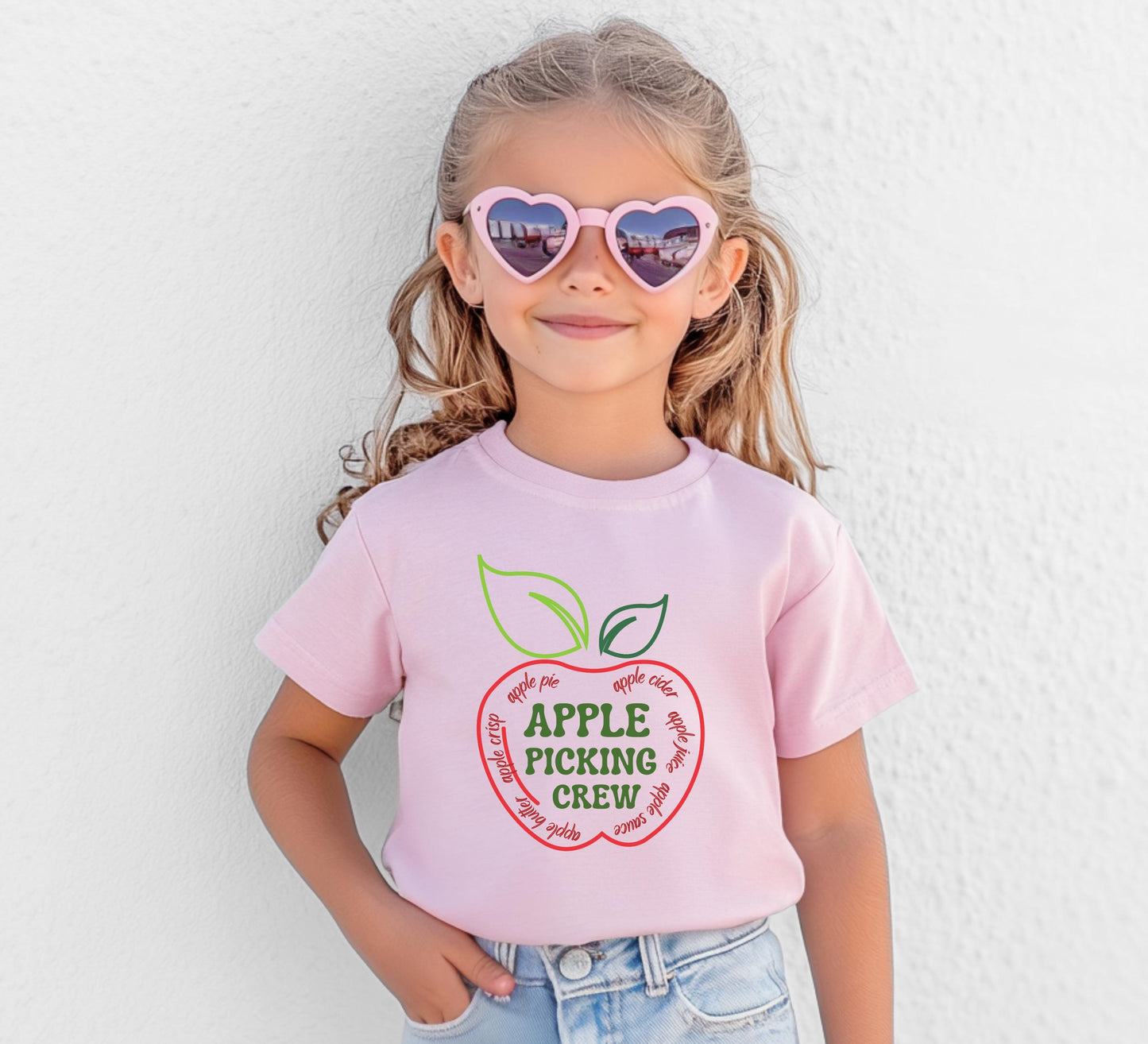 Fall Apple Picking Crew Matching Family Shirts: Apple Orchard Tee