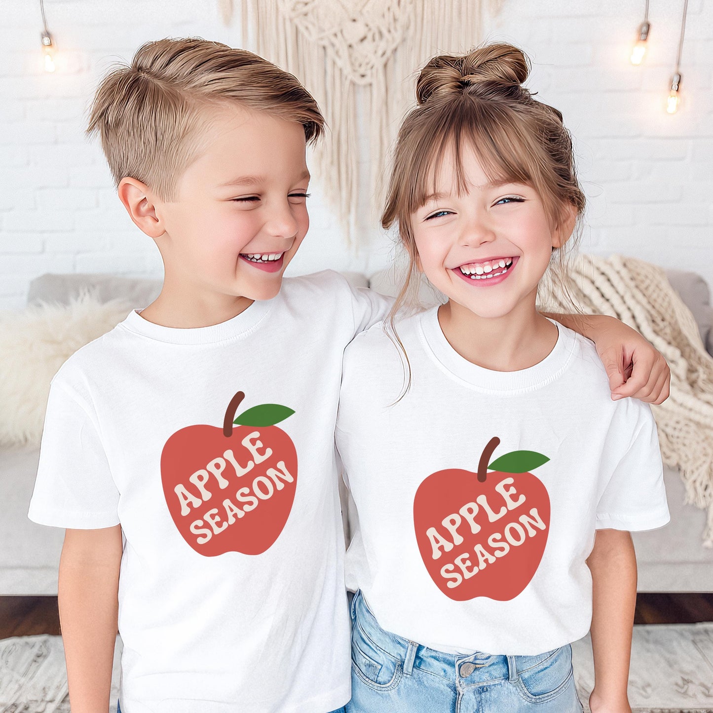 Apple Season Matching Family Shirts: Fall Apple Picking Outfit