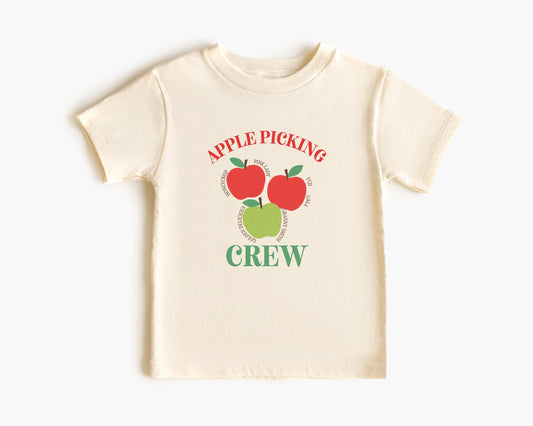 Fall Apple Picking Crew Matching Family Shirts: Apple Orchard Tee