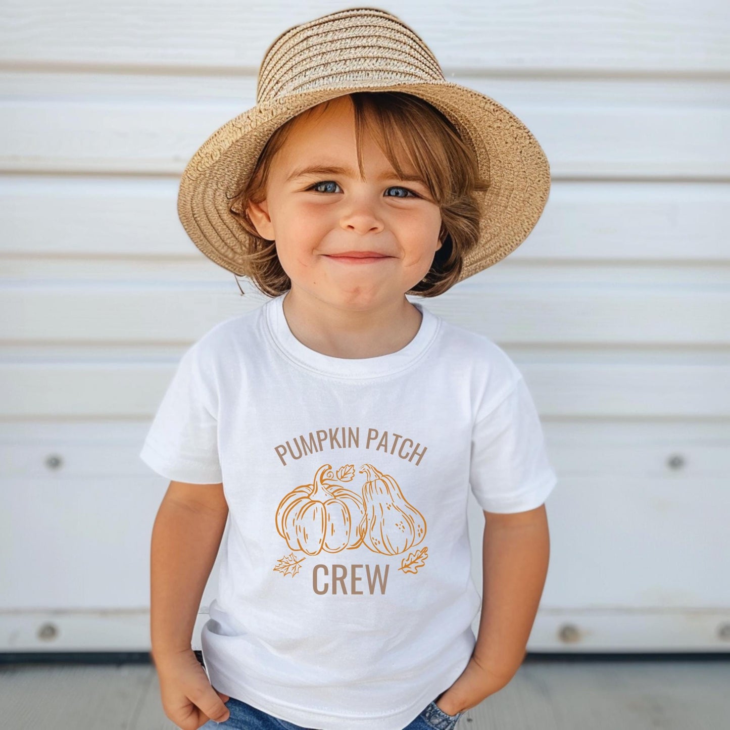 Pumpkin Patch Crew Matching Family Shirts: Fall Halloween Shirts for Kids