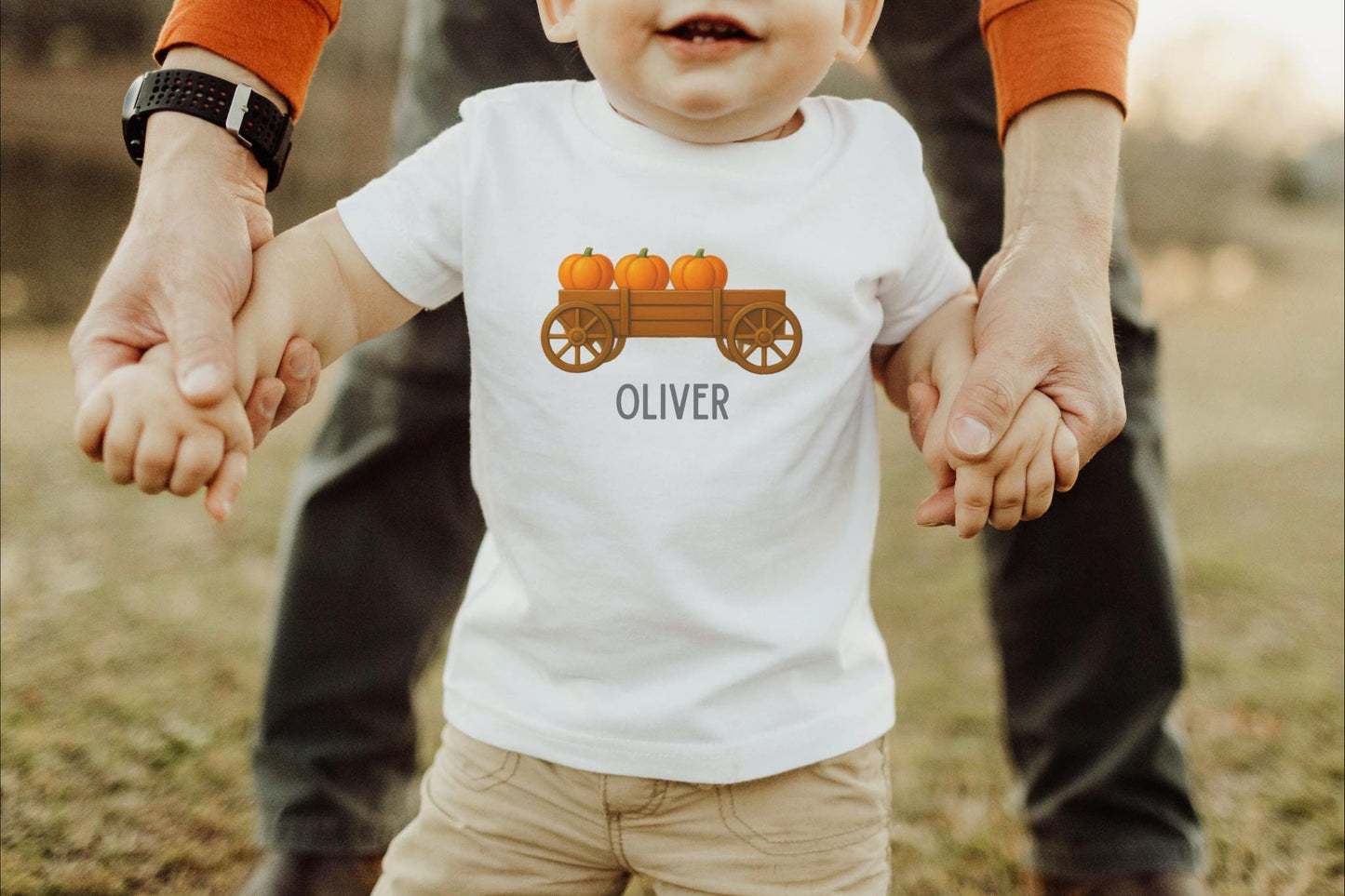Personalized Boys Pumpkin Patch Shirt: Custom Fall Pumpkin Picking Halloween Tee